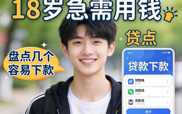 刚满18岁急需用钱？盘点几个容易下款的贷款平台