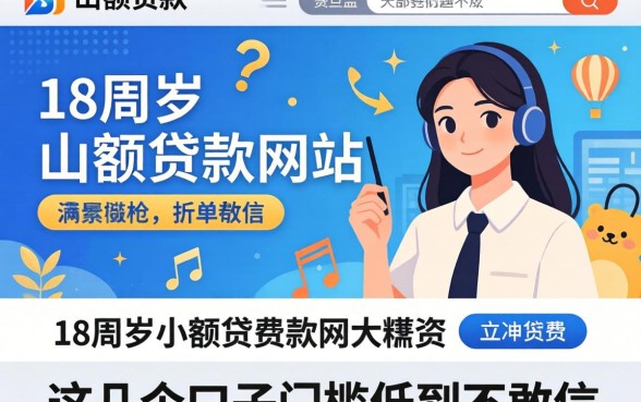 揭秘16周岁小额贷款网站：这几个口子门槛低到不敢信