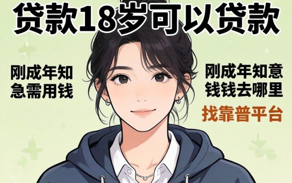 什么贷款18岁可以贷款的？刚成年急需用钱去哪里找靠谱平台？