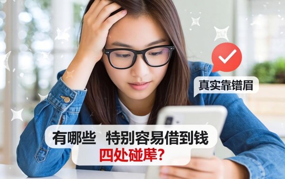 手头紧想借钱却四处碰壁？有哪些特别容易借到钱的平台能解燃眉之急，真实靠谱吗？