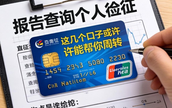 信用报告查询个人征信，这几个口子或许能帮你周转