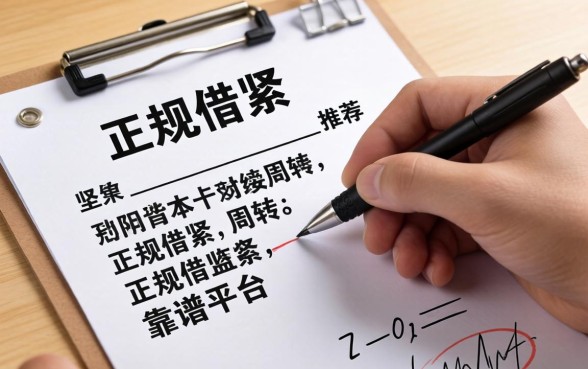 手头紧想写个正规借条周转,求靠谱平台推荐?