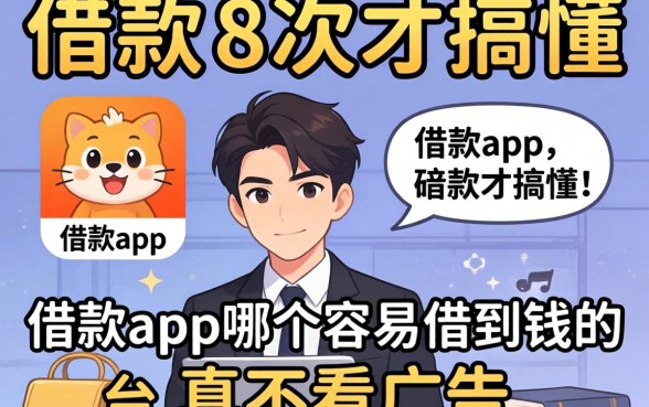 借了8次才搞懂：借款app哪个容易借到钱的平台真不看广告