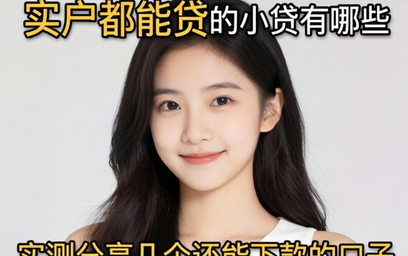 黑户都能贷的小贷有哪些？实测分享几个还能下款的口子