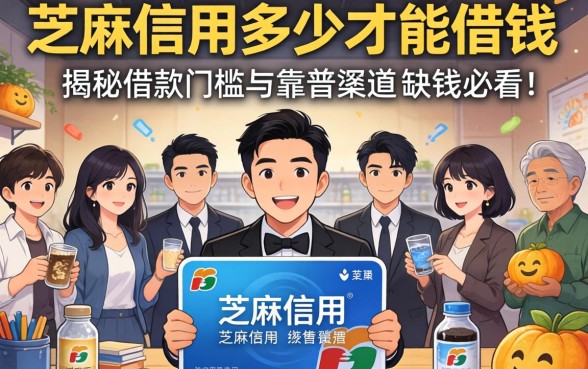 芝麻信用多少才能借钱？揭秘借款门槛与靠谱渠道，缺钱必看！