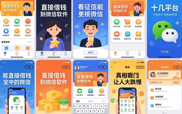 我试了十几个平台，发现那些所谓不看征信能直接借钱到微信里的软件，真相让人大跌眼镜