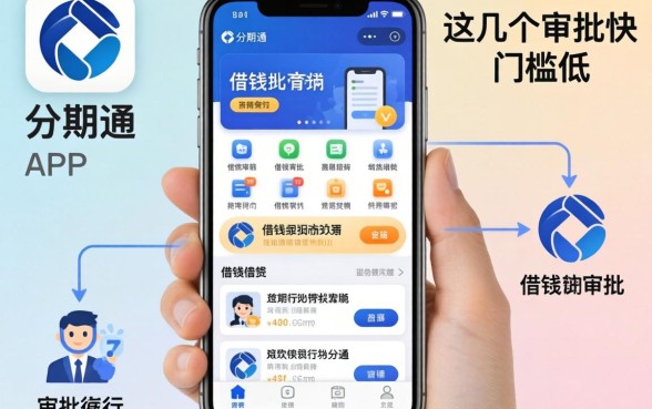 像建行分期通app一样的借钱软件:这几个审批快门槛低