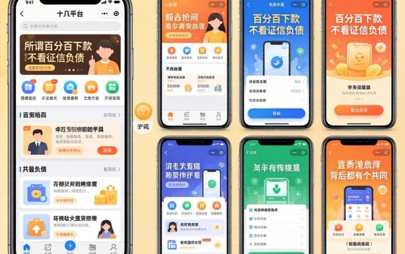 我试了十几个平台，发现那些所谓百分百下款且不看征信负债的软件，背后都有个共同点