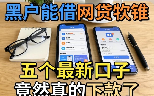 我整理了黑户能借的网贷软件，这五个最新口子竟然真的下款了