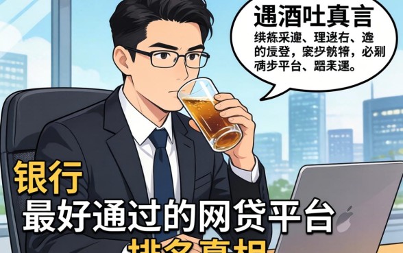 银行经理酒后吐真言:最好通过的网贷平台排名真相
