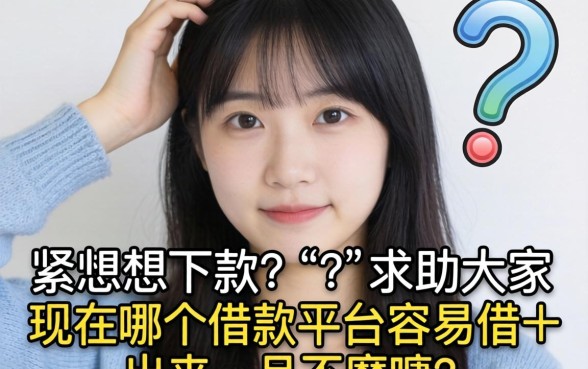 手头紧想下款?求助大家现在哪个借款平台容易借出来且不磨叽?