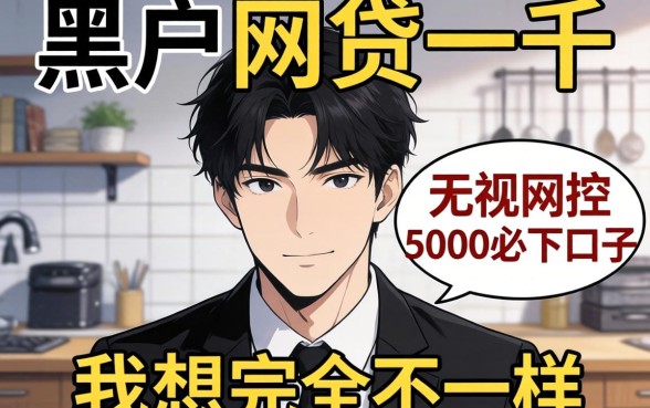 我试了2026黑户网贷一千和无视风控5000必下口子,结果和我想的完全不一样