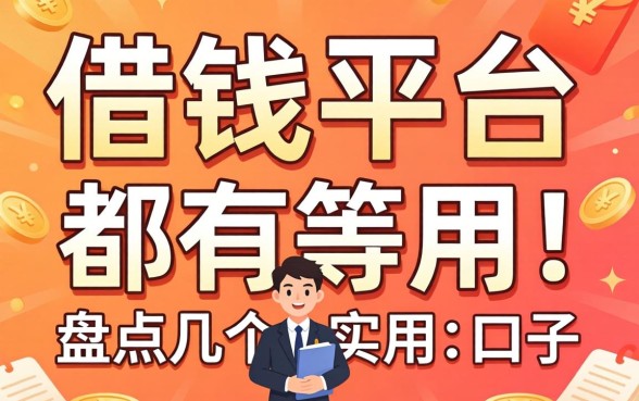 2026年可以借钱的平台都有哪些？盘点几个实用的口子