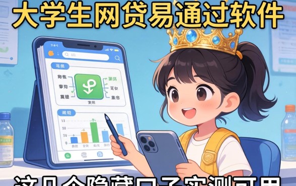 揭秘大学生网贷易通过软件,这几个隐藏口子实测可用