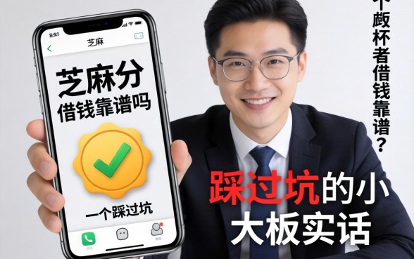 手机号芝麻分借钱靠谱吗？一个踩过坑的小老板大实话