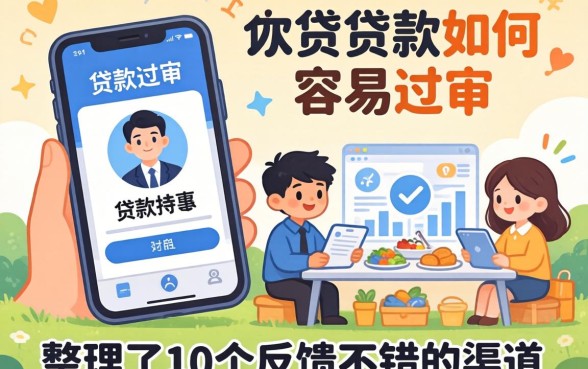 揭秘贷款如何容易过审：整理了10个反馈不错的渠道