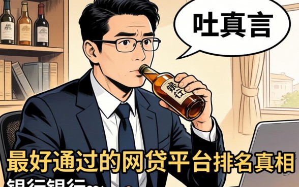 银行经理酒后吐真言:最好通过的网贷平台排名真相