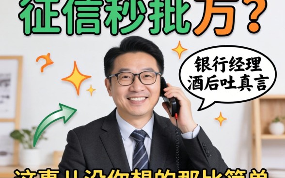 不查征信秒批1万？银行经理酒后吐真言，这事儿没你想的那么简单