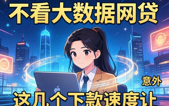 揭秘有哪些不看大数据的网贷,这几个下款速度让人意外