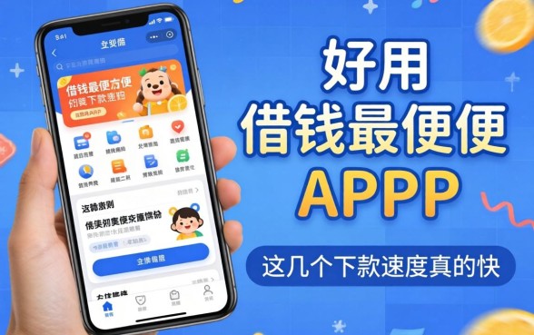 实测好用的借钱最方便的手机app，这几个下款速度真的快