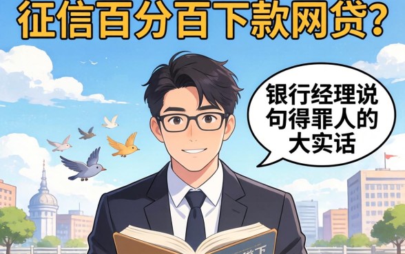 无视征信百分百下款的网贷？银行经理说句得罪人的大实话