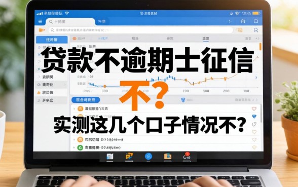 网上贷款不逾期上征信不?实测这几个口子情况不一