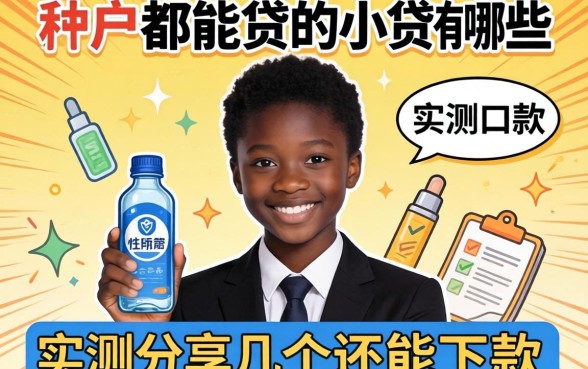 黑户都能贷的小贷有哪些？实测分享几个还能下款的口子