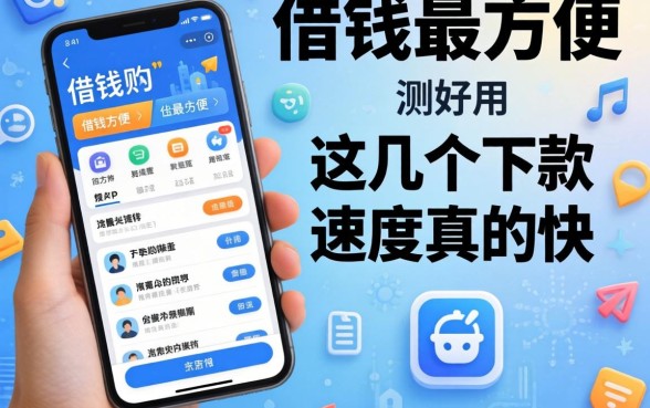 实测好用的借钱最方便的手机app，这几个下款速度真的快