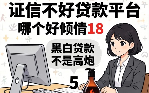 征信不好贷款平台哪个好通过18,倾情分享5个黑白贷款不是高炮的软件