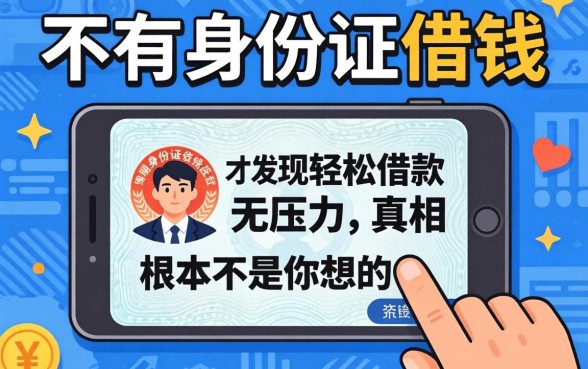 我试了不用身份证借钱的软件,才发现轻松借款无压力的真相根本不是你想的那样