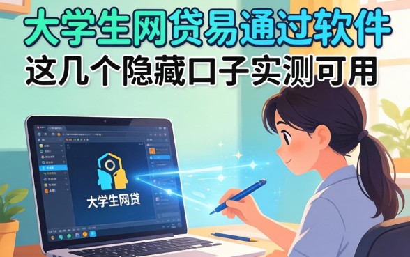 揭秘大学生网贷易通过软件,这几个隐藏口子实测可用