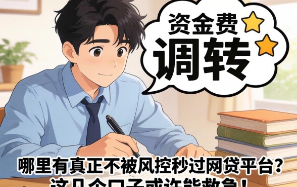急需资金周转？哪里有真正不被风控秒过的网贷平台？这几个口子或许能救急！