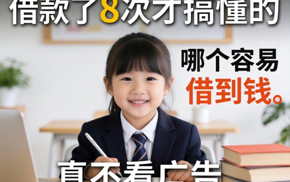 借了8次才搞懂：借款app哪个容易借到钱的平台真不看广告